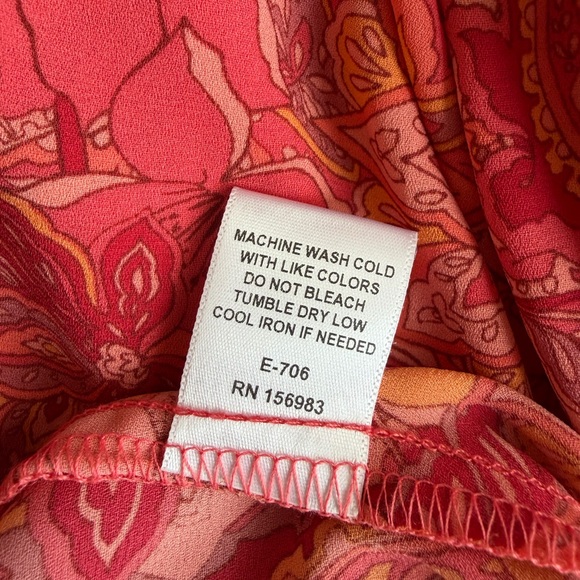 Evereve Paisley Boho Top - Picture 7 of 8